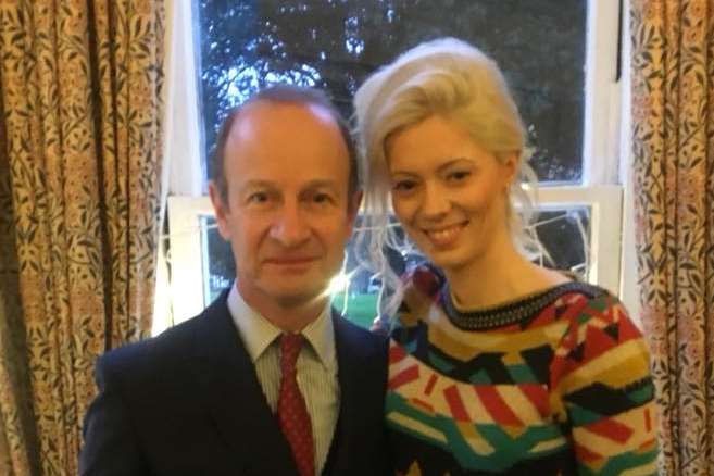 Ukip leader Henry Bolton with Jo Marney