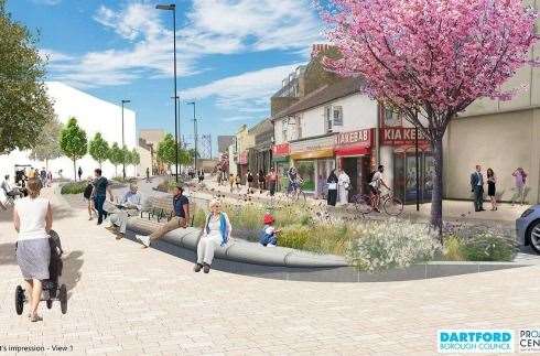 Hythe Street has been earmarked for regeneration. Photo: Dartford council