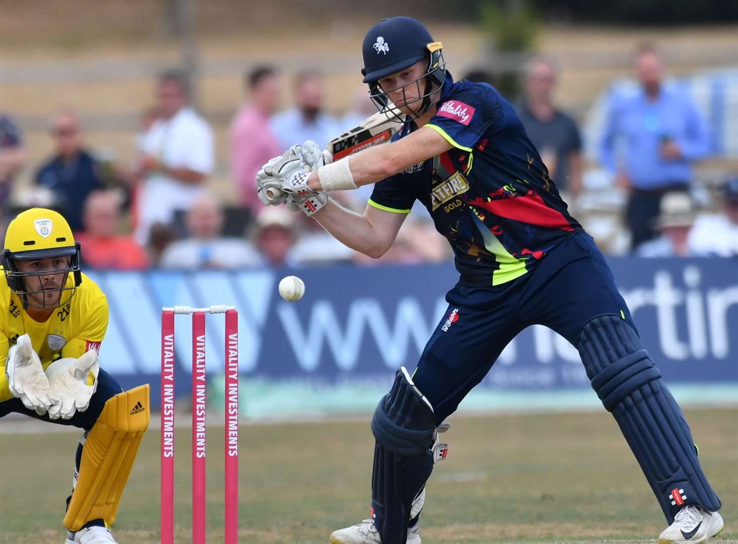 Sam Billings in action for Kent. Pic: Keith Gillard