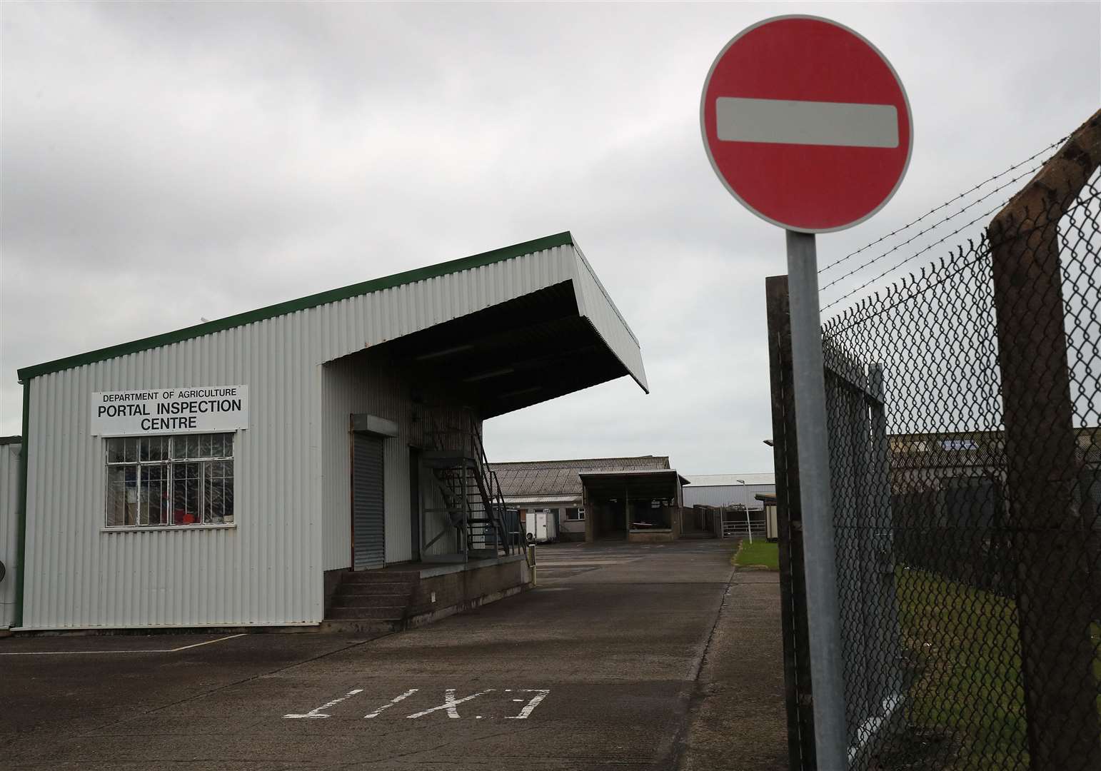 The Department of Agriculture Portal Inspection Centre at Larne Port in Northern Ireland (Brian Lawless/PA)