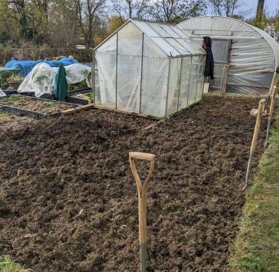 The Tonbridge Therapy Garden plot off Waveney Road