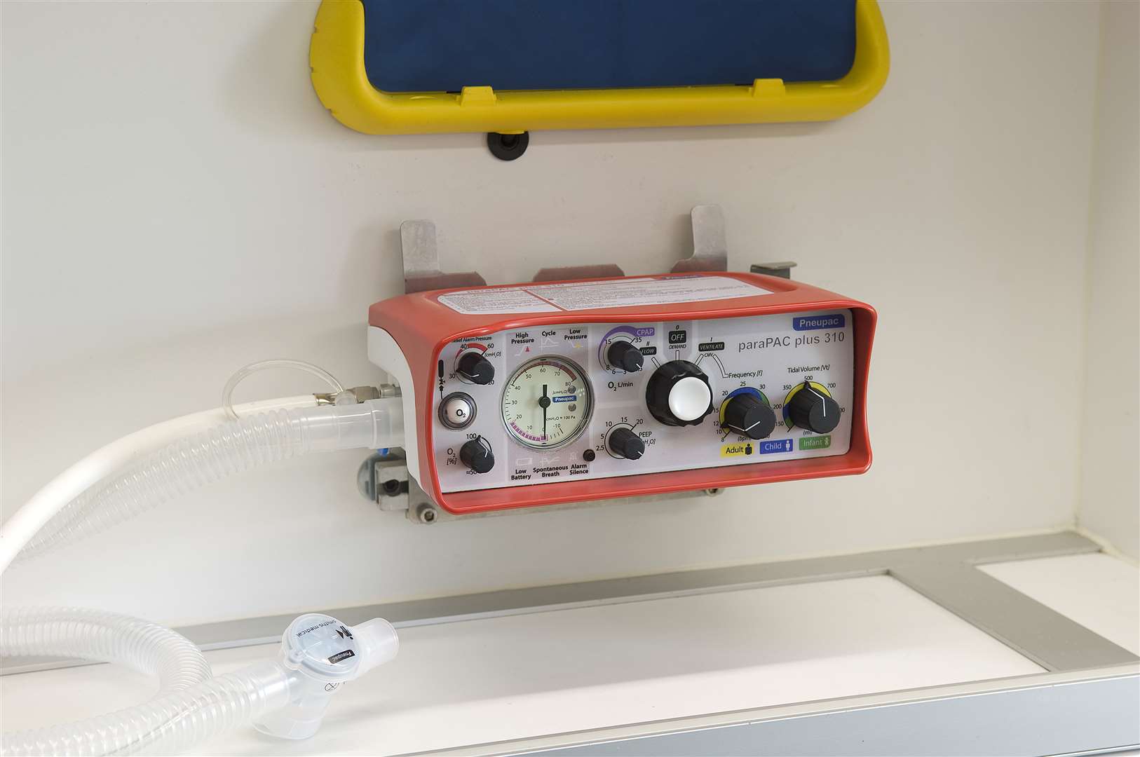 A Smiths Medical’s ParaPac Plus ventilator, which is among models now being produced more rapidly (Smiths Medical/PA)