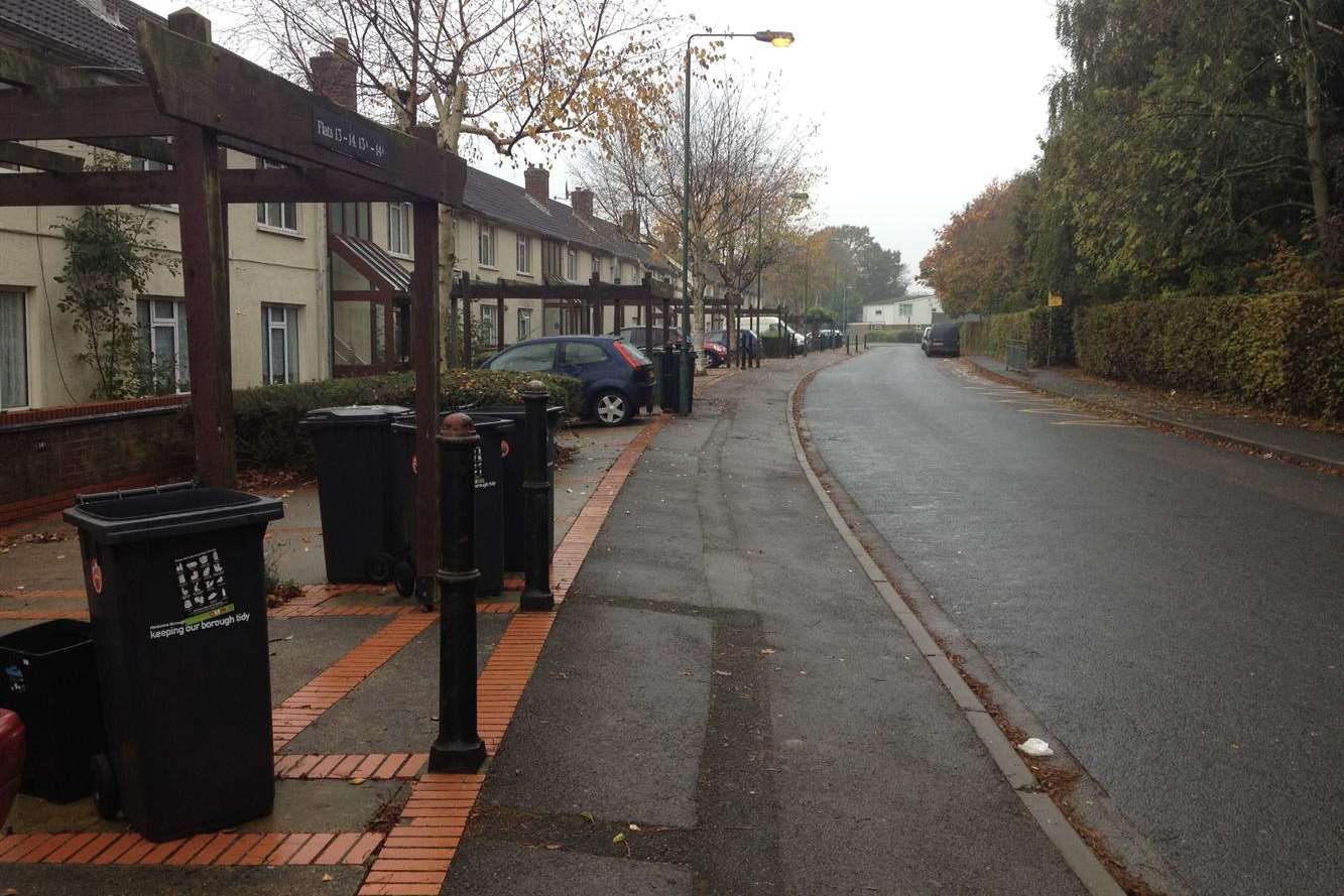 The street where Michael Payne lived