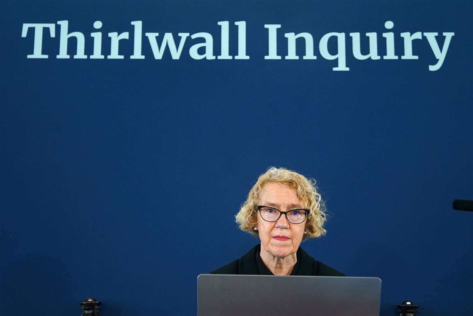 Inquiry chairwoman Lady Justice Thirlwall at Liverpool Town Hall, where the public inquiry into the Lucy Letby case is being heard (Peter Byrne/PA)