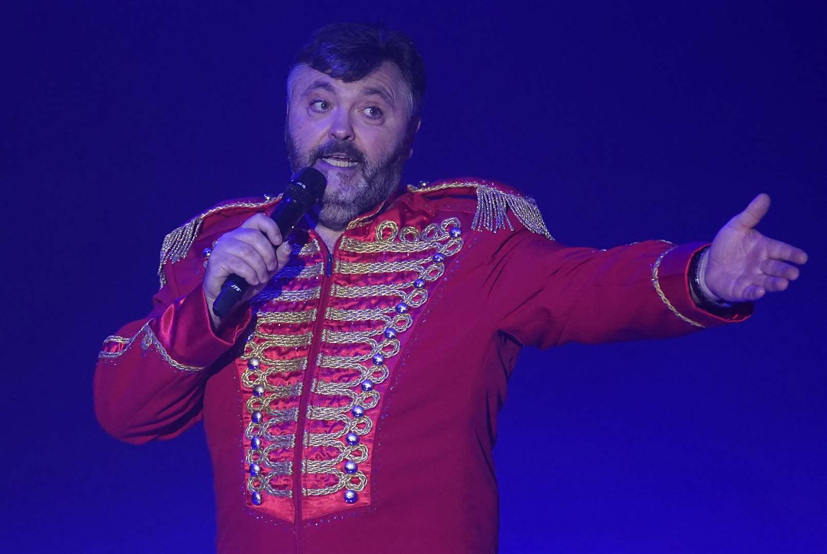 Ringmaster David Duffy of Tom Duffy’s Circus (Niall Carson/PA)