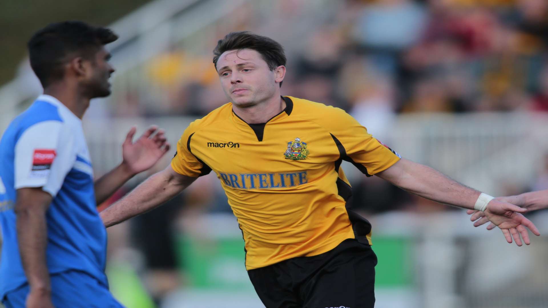 Maidstone United striker Frannie Collin Picture: Martin Apps