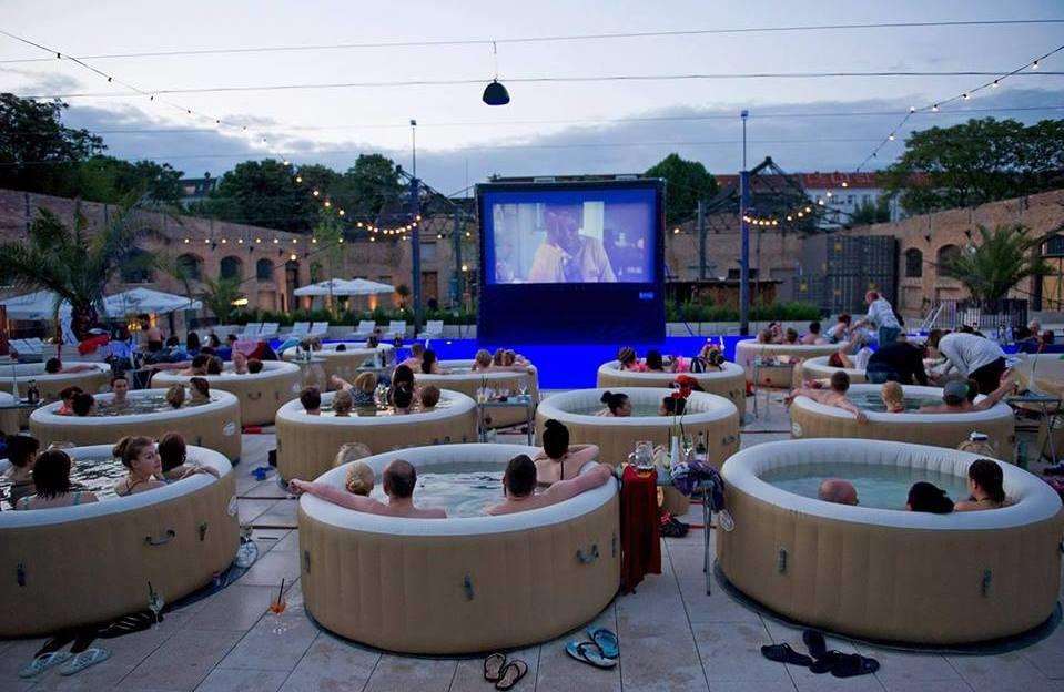 A hot tub cinema event is planned