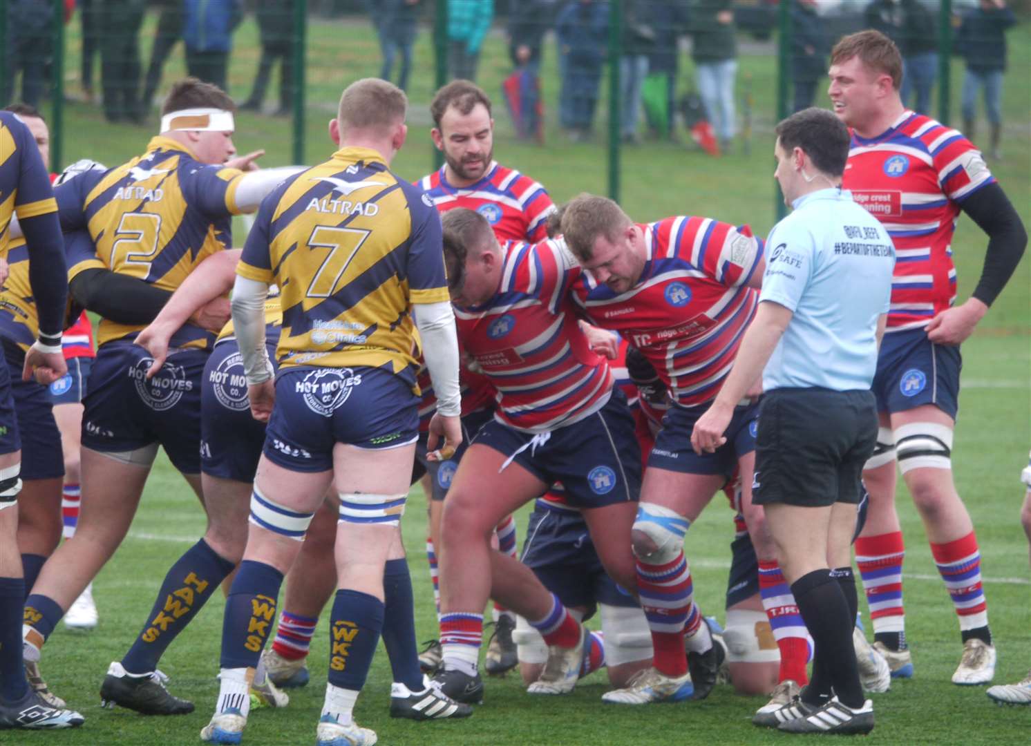 Tonbridge Juddians (red) proved too strong for Henley, making it 11 wins from 12 games in National League 2 East. Picture: Adam Hookway