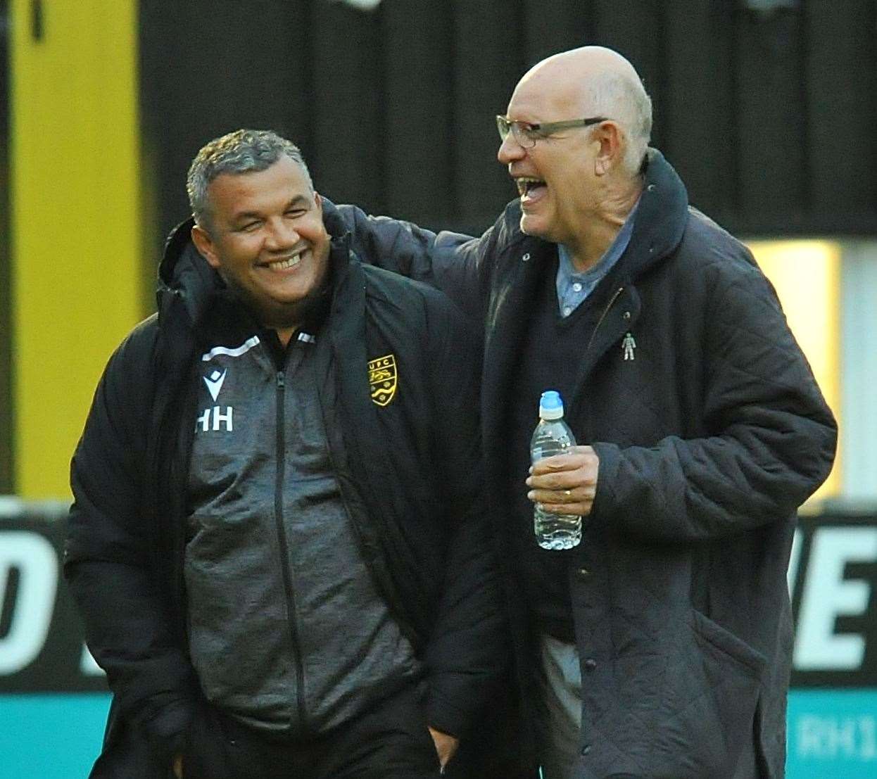 John Still has told Hakan Hayrettin he is doing an unbelievable job at Maidstone Picture: Steve Terrell