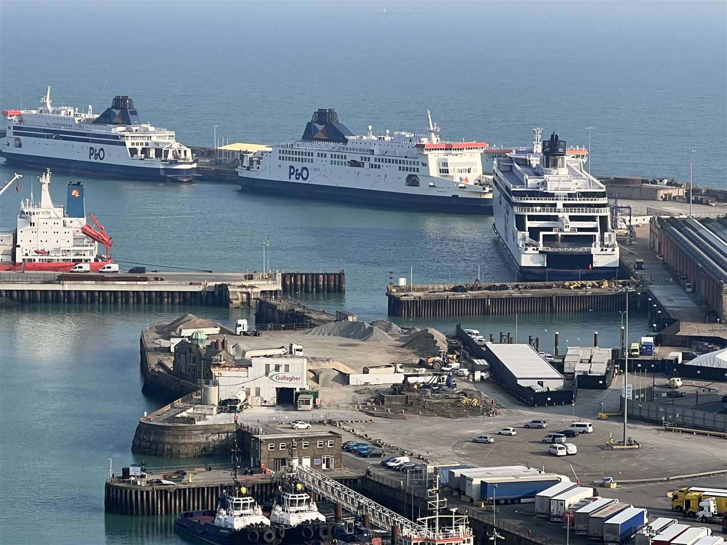 P&O Ferries agency staff have been sacked for drinking on duty. Picture: Barry Goodwin