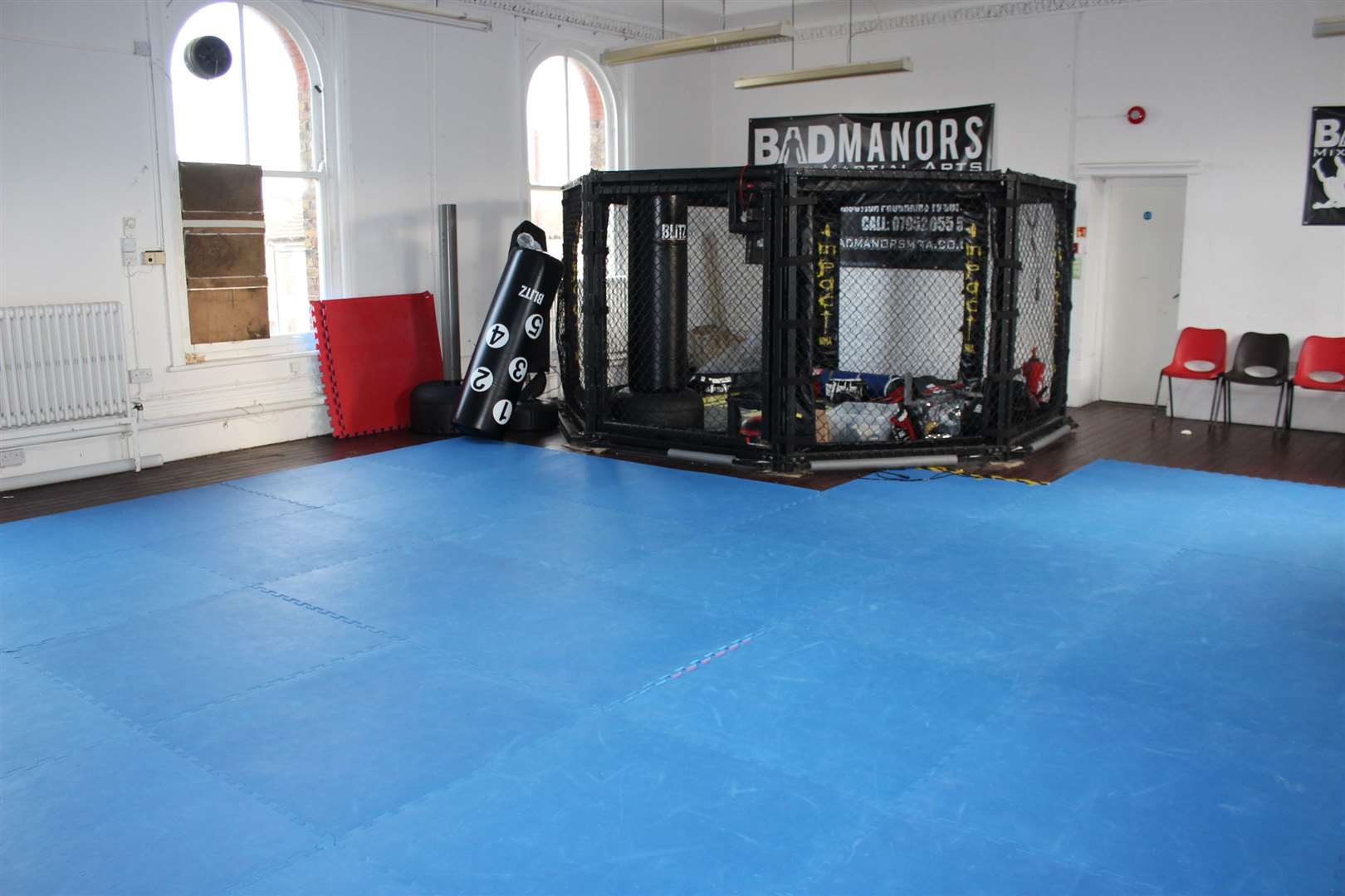 The upstairs hall at Masters House, the former council offices in Trinity Road, Sheerness