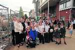 Parnets and pupils at Westgate Primary School