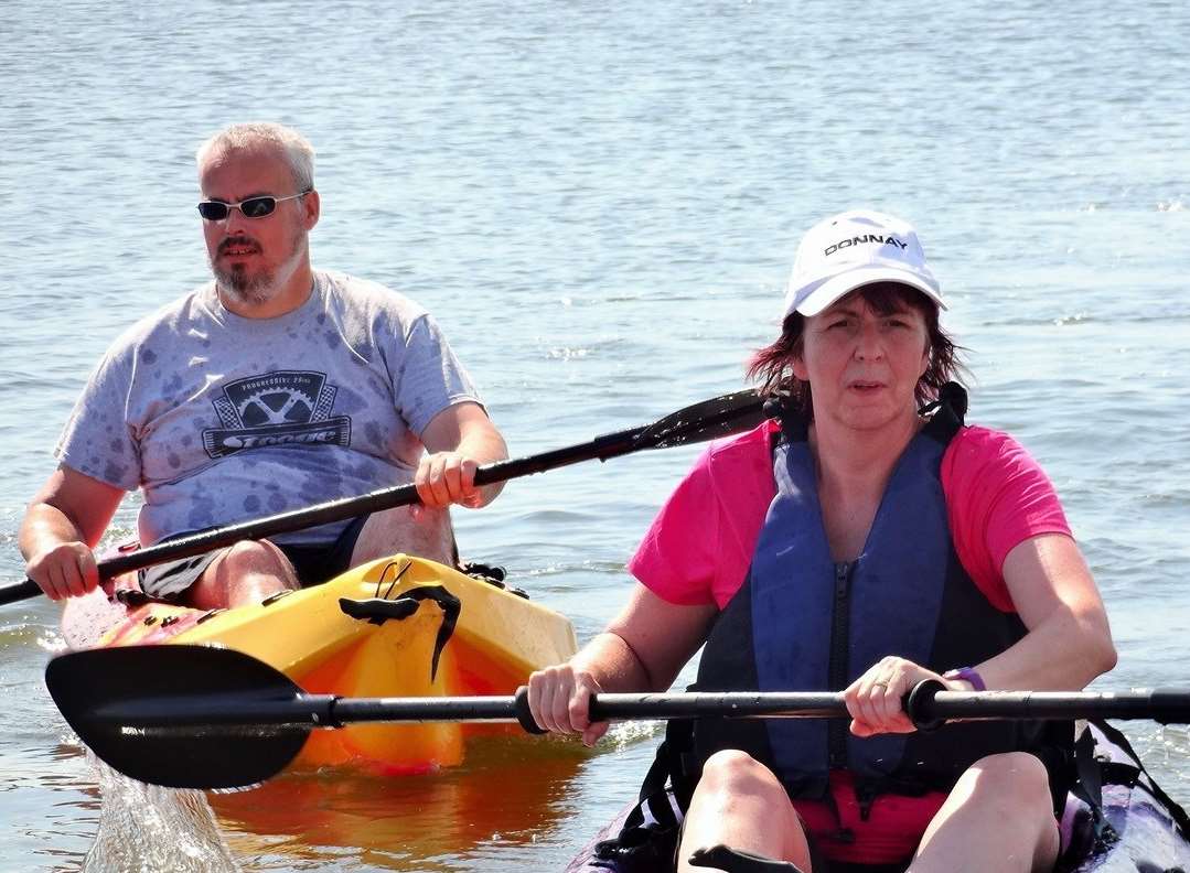 Jeff and Clare Fox before they joined the Slimming World group