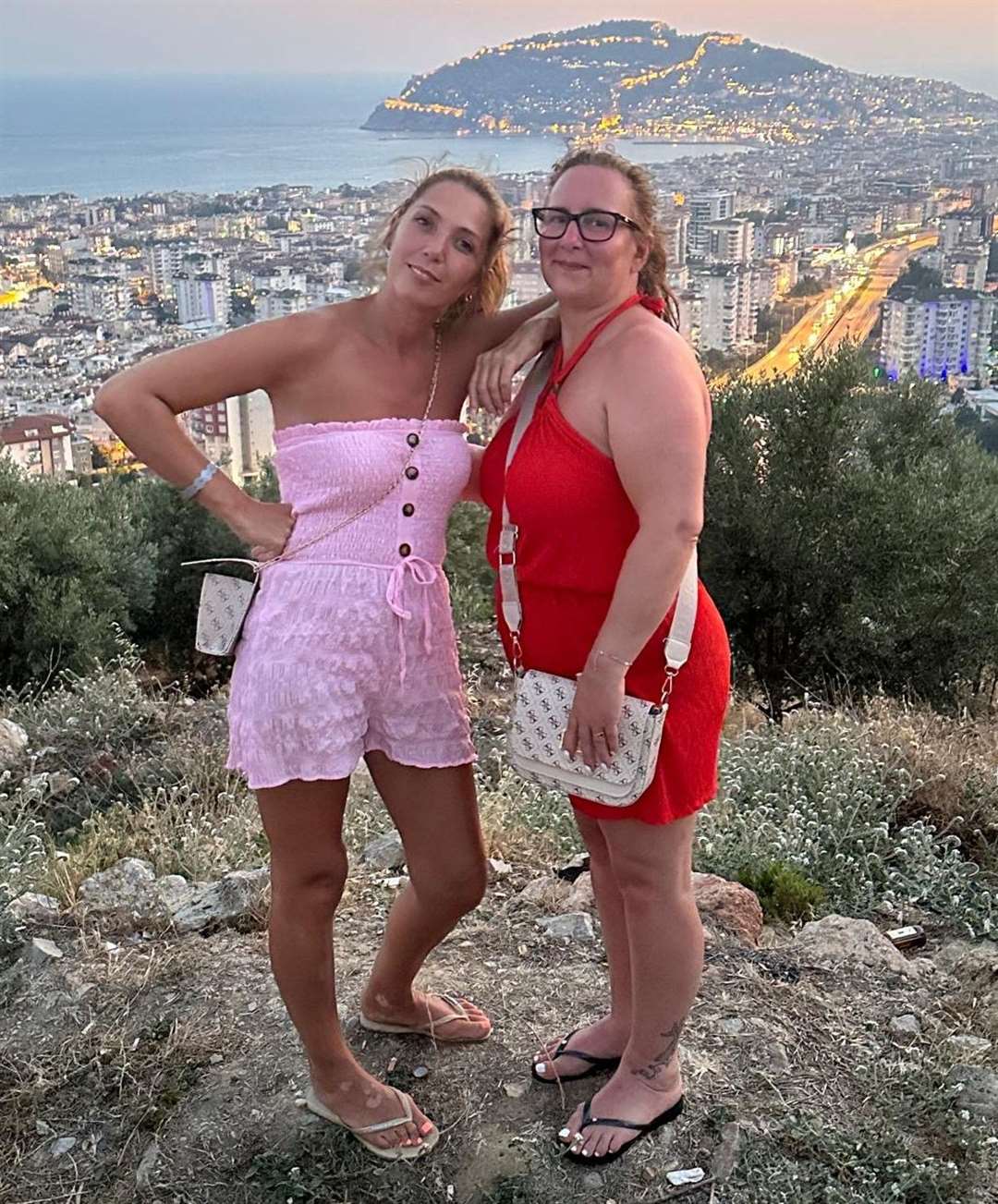 Ms O'Neill, left, and Ms Morris were on holiday in Turkey