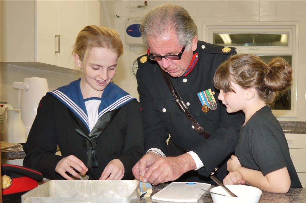 Sittingbourne Sea Cadets open evening which was attended by Deputy Lieutenant of Kent Lt Col Barry Duffield