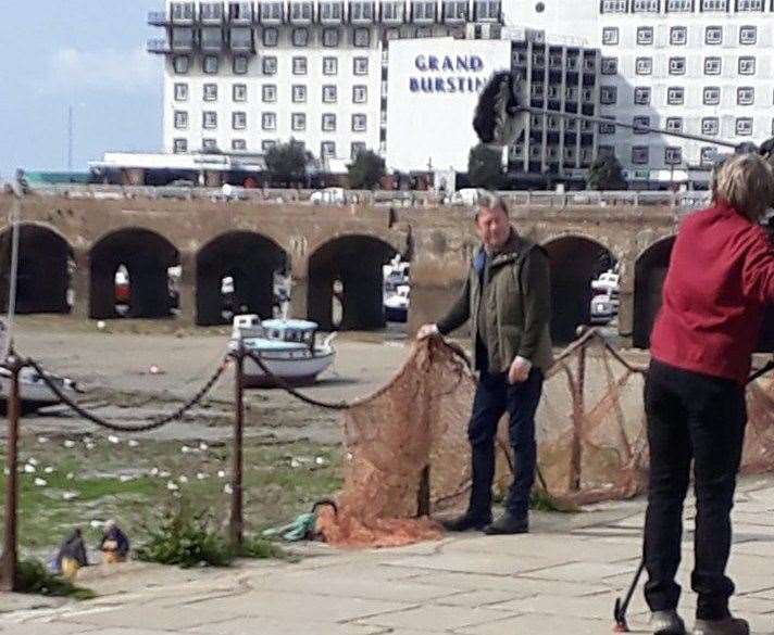 Alan Titchmarsh was spotted in Folkestone this morning (9801508)