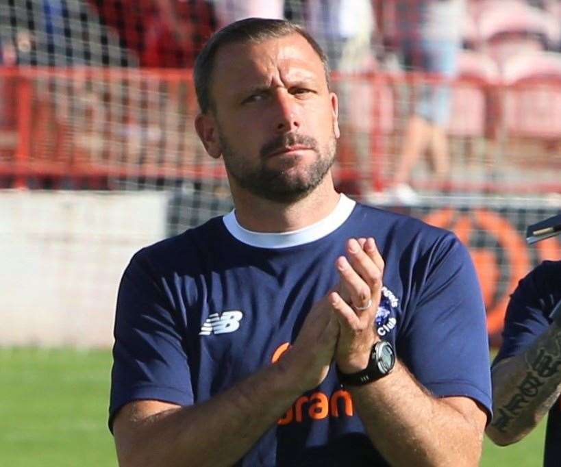 Tonbridge Angels manager Steve McKimm Picture: Dave Couldridge