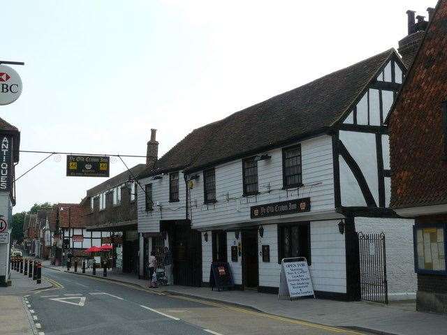 Ye Old Crown Inn in Edenbridge in 2009. Picture: Peter Trimming