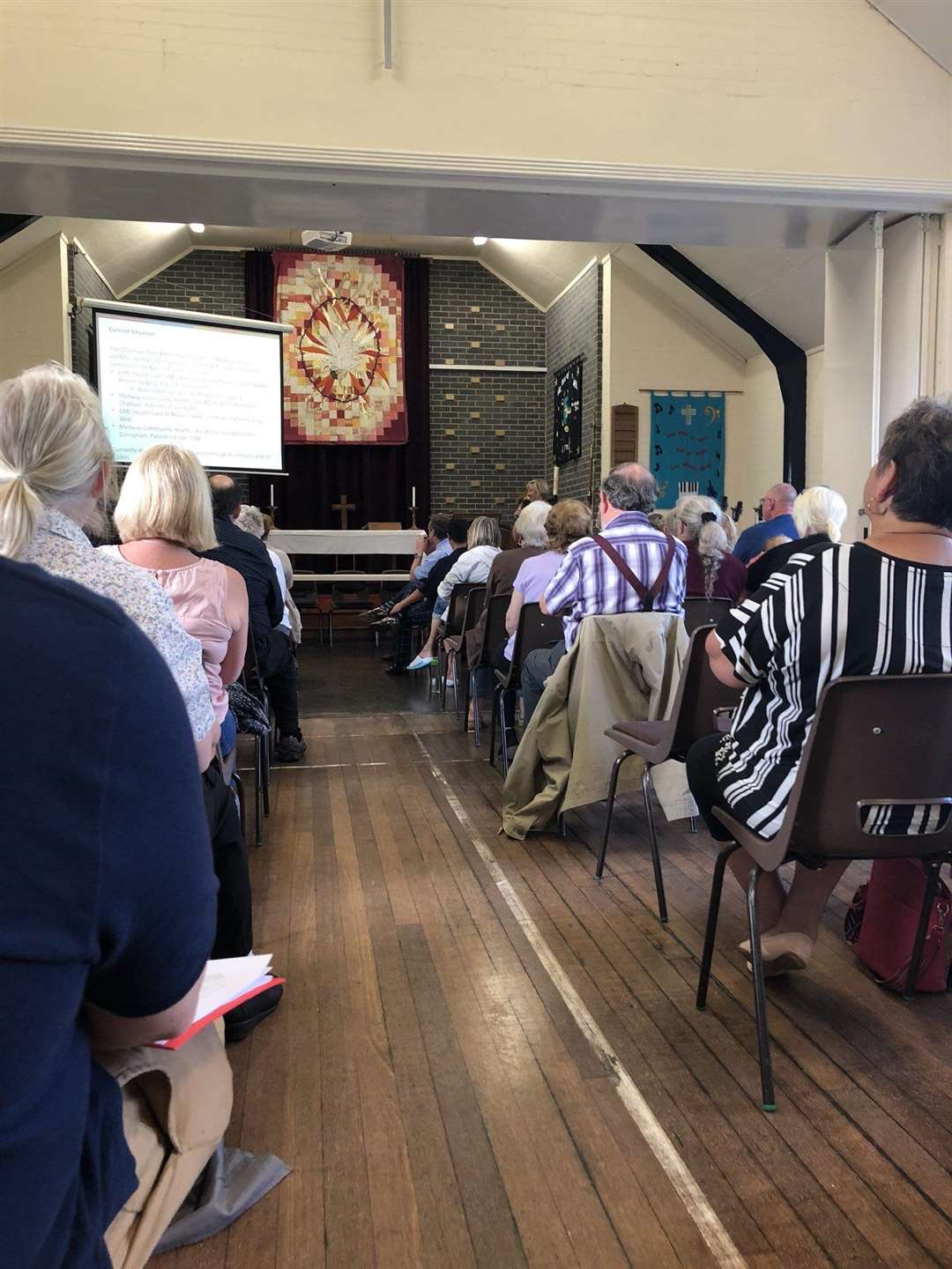 Holy Trinity Church Twydall was filled with concerned patients (3659489)