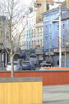 Tontine Street, Folkestone, where the finger-biting happened