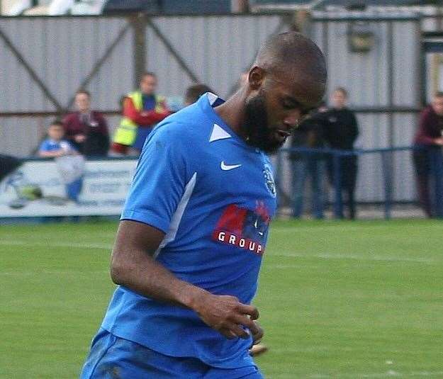 Herne Bay forward Zak Ansah