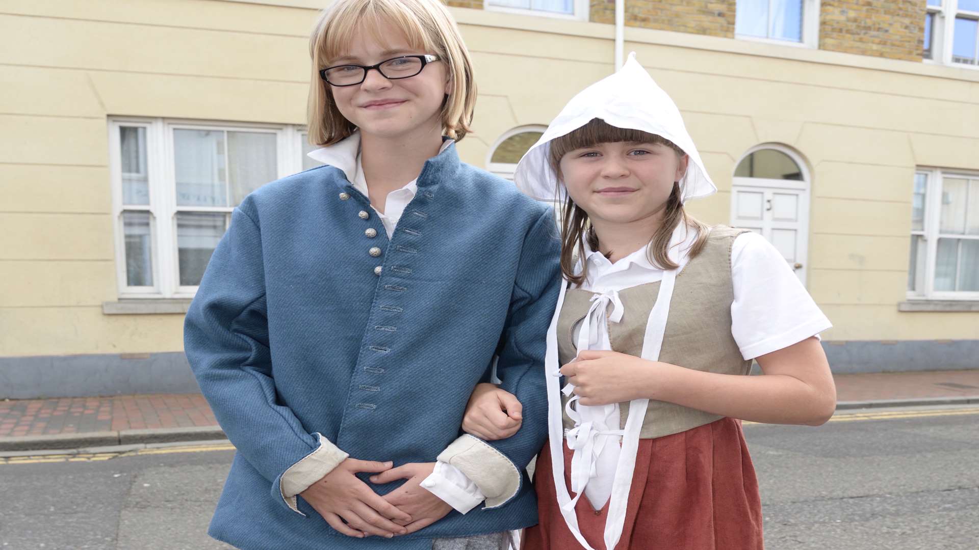 Ellis and Abbie Wright model replica clothes