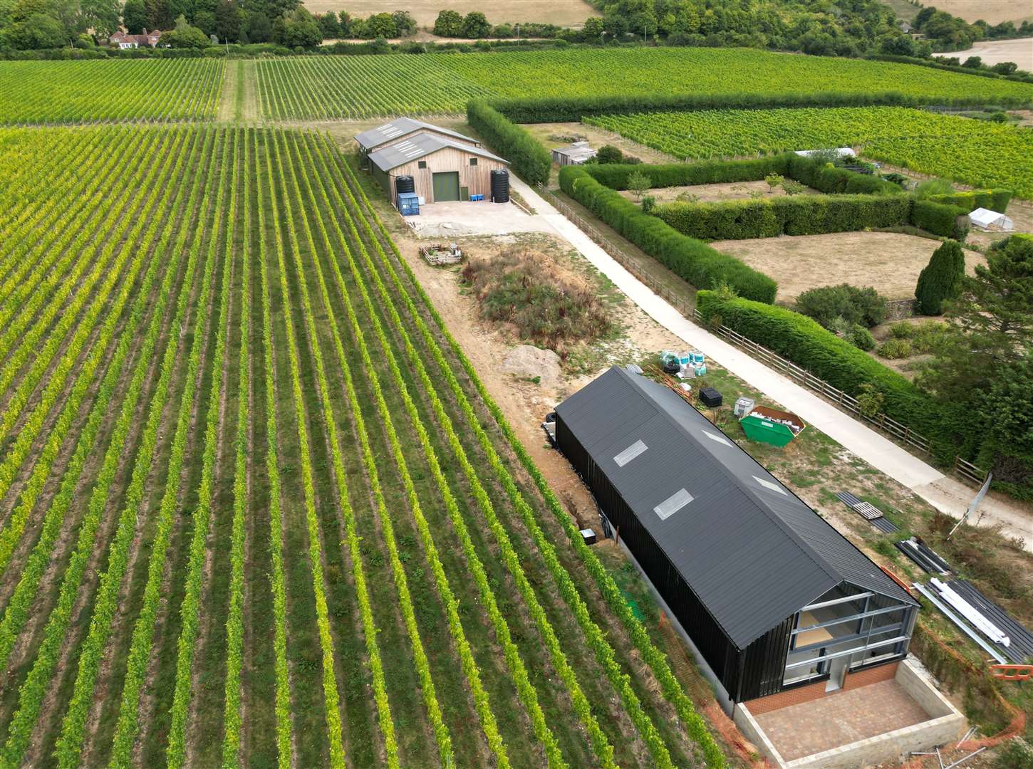 The site of the distillery in East Brabourne. Picture: Barry Goodwin