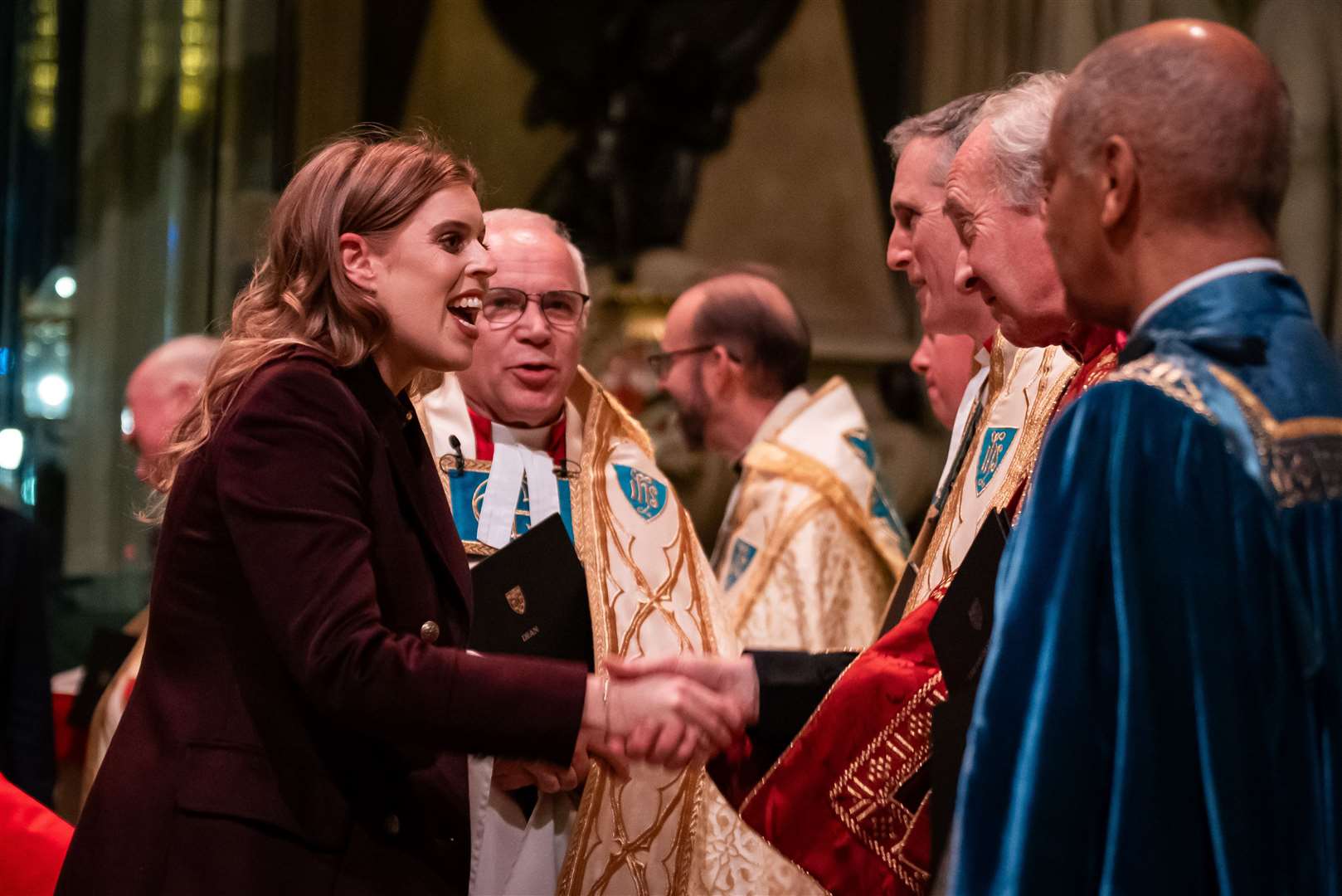 Princess Beatrice was one of the members of the royal family to attend (Aaron Chown/PA)