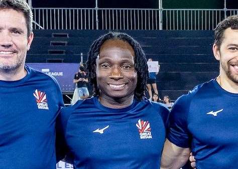 Holcombe's Kwan Browne - part of the GB coaching team – has added another international to the men’s 1s Picture: World Sport Pics/GB Hockey