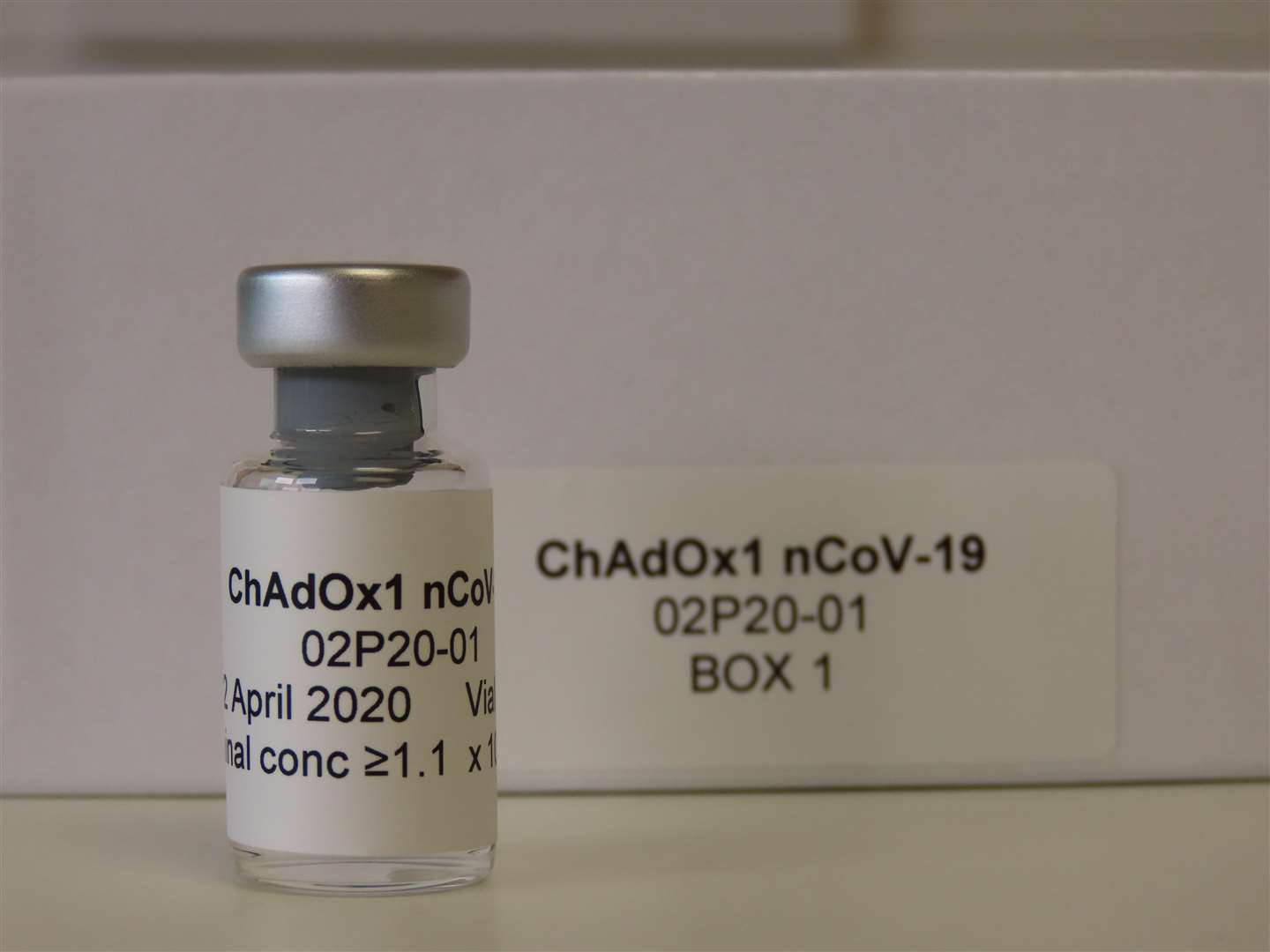 A vial of the Oxford vaccine (Sean Elias/PA)