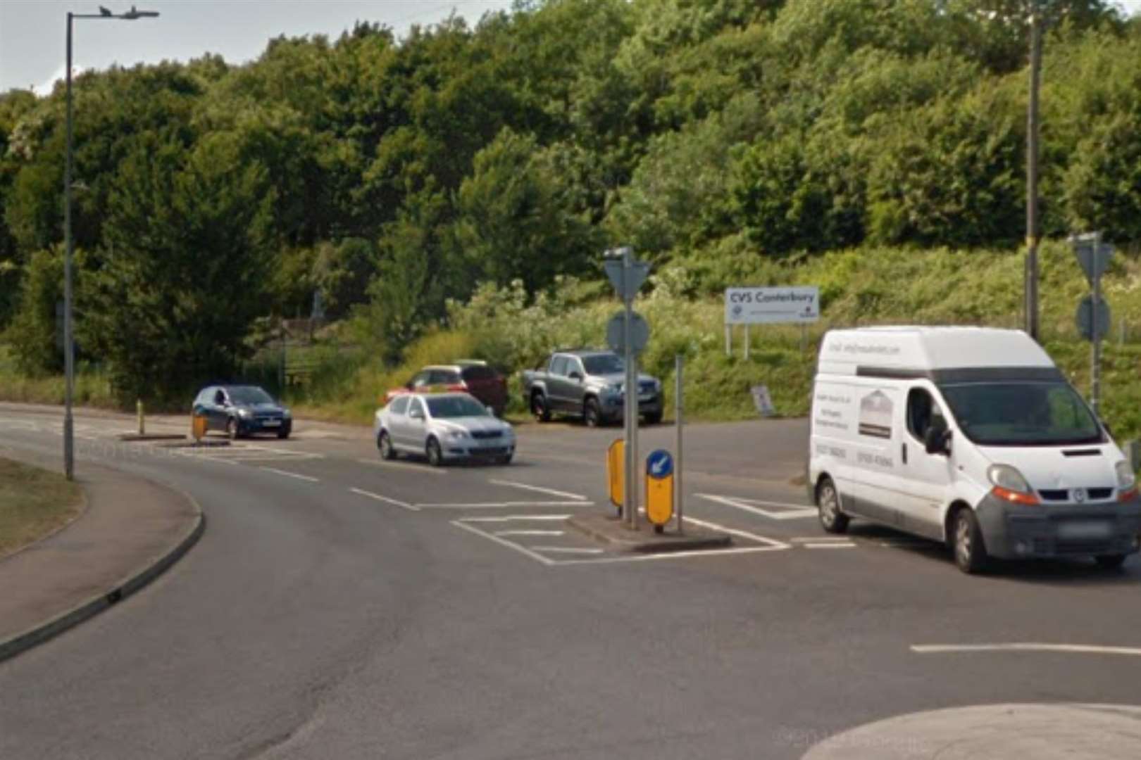 Broad Oak Road Canterbury closed due to burst water main