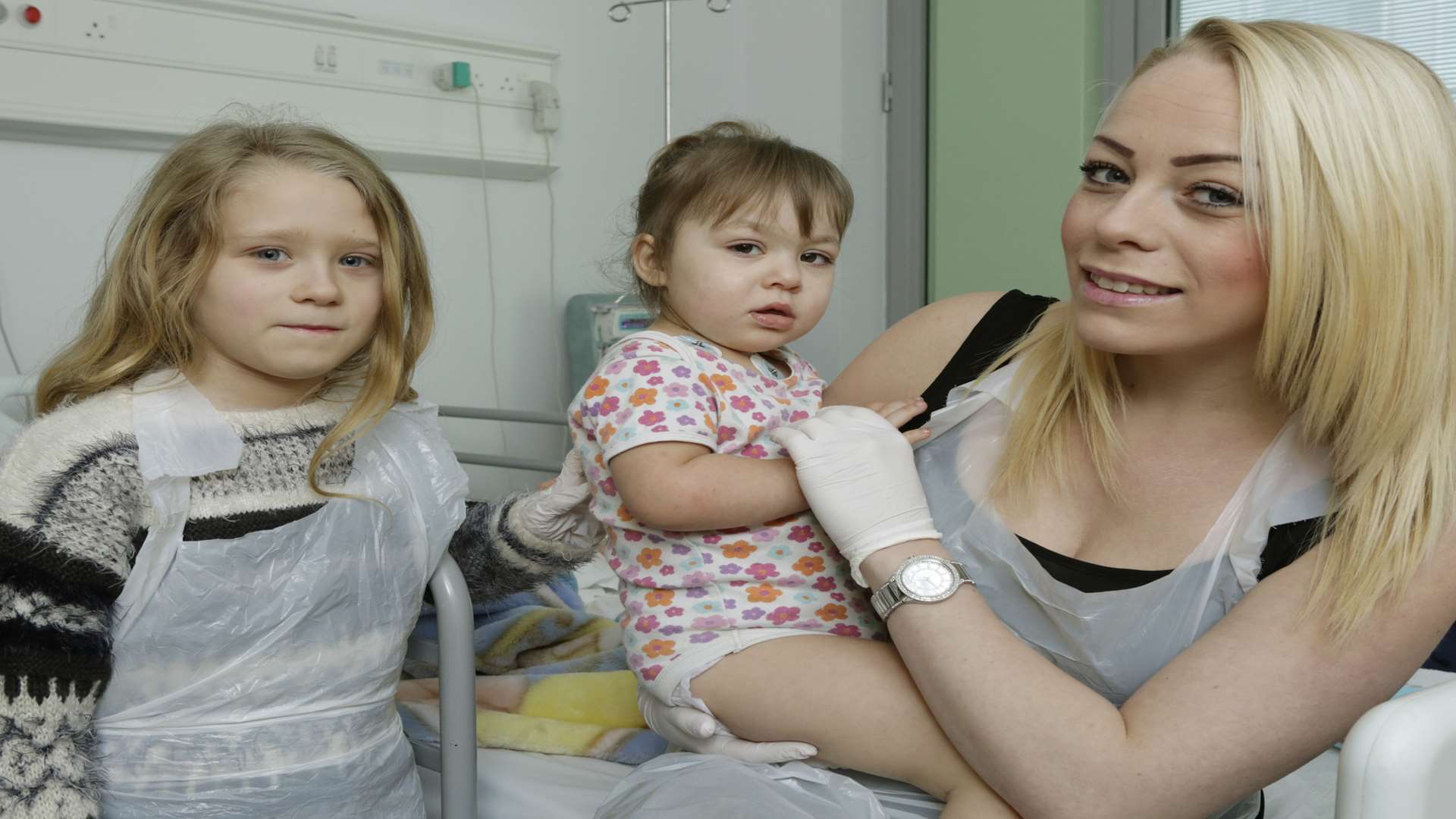 Melissa Solomon, pictured with daughter Megan, 8, realised that Alexia's condition was serious. Picture: Martin Apps