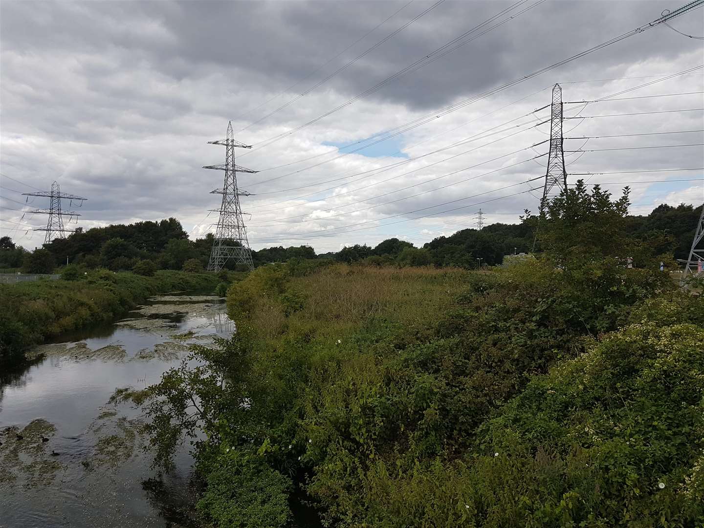 Power is fed from Richborough to Canterbury to enter National Grid