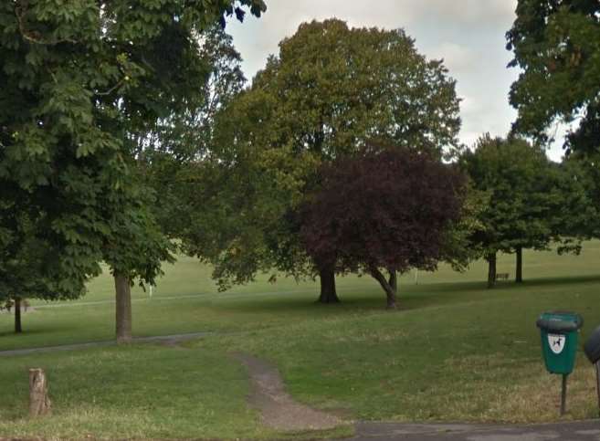 The assault happened in Dane Park, Margate. Picture: Google.