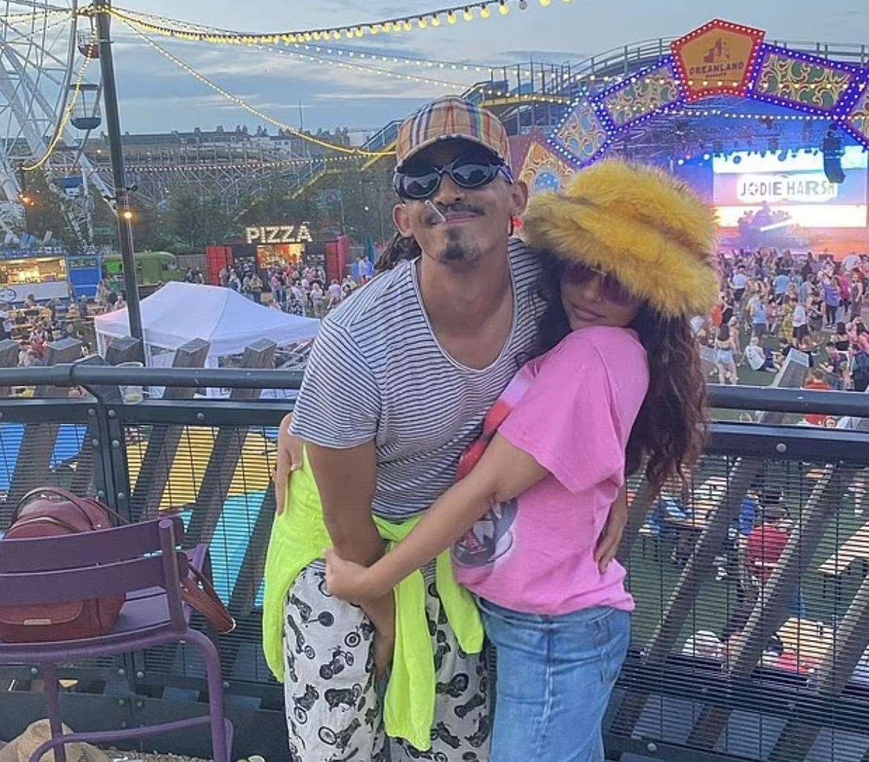 Jade and Jordan at Margate Pride, 2021. Picture: @jadethirlwall/Instagram