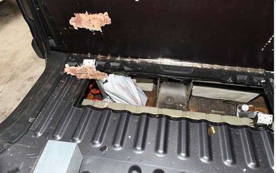 Drugs were found hidden in vehicles on the M74 on a number of occasions during Operation Venetic (Police Scotland/PA)