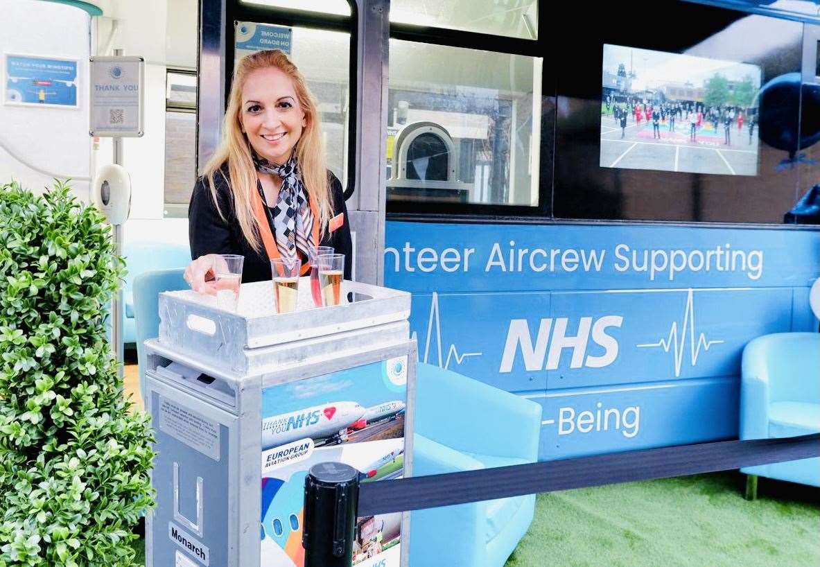 Viv Radi is among those volunteering on the bus (Simon Palmer/Project Wingman/PA)