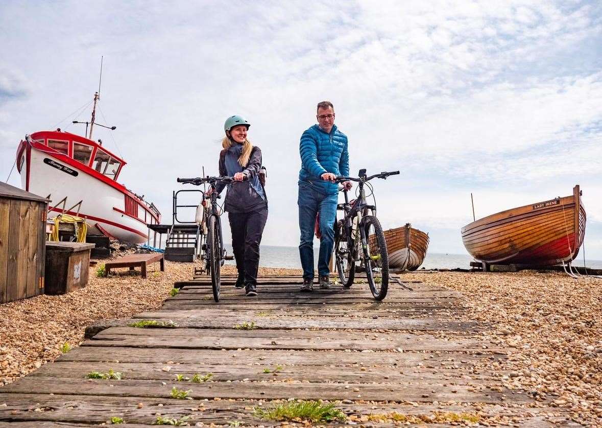 The route takes in both countryside and coast. Picture: Cycling UK