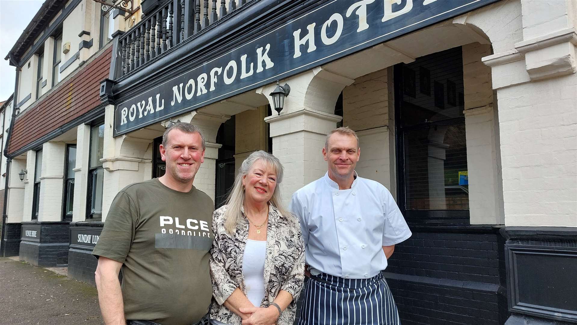 Darren Morgan, Debbie Playford, and Bill Burles have taken over Royal Norfolk Hotel in Sandgate