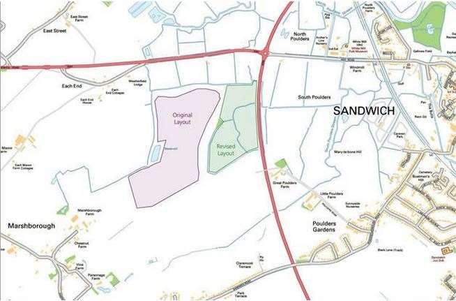 Proposed layout for solar farm