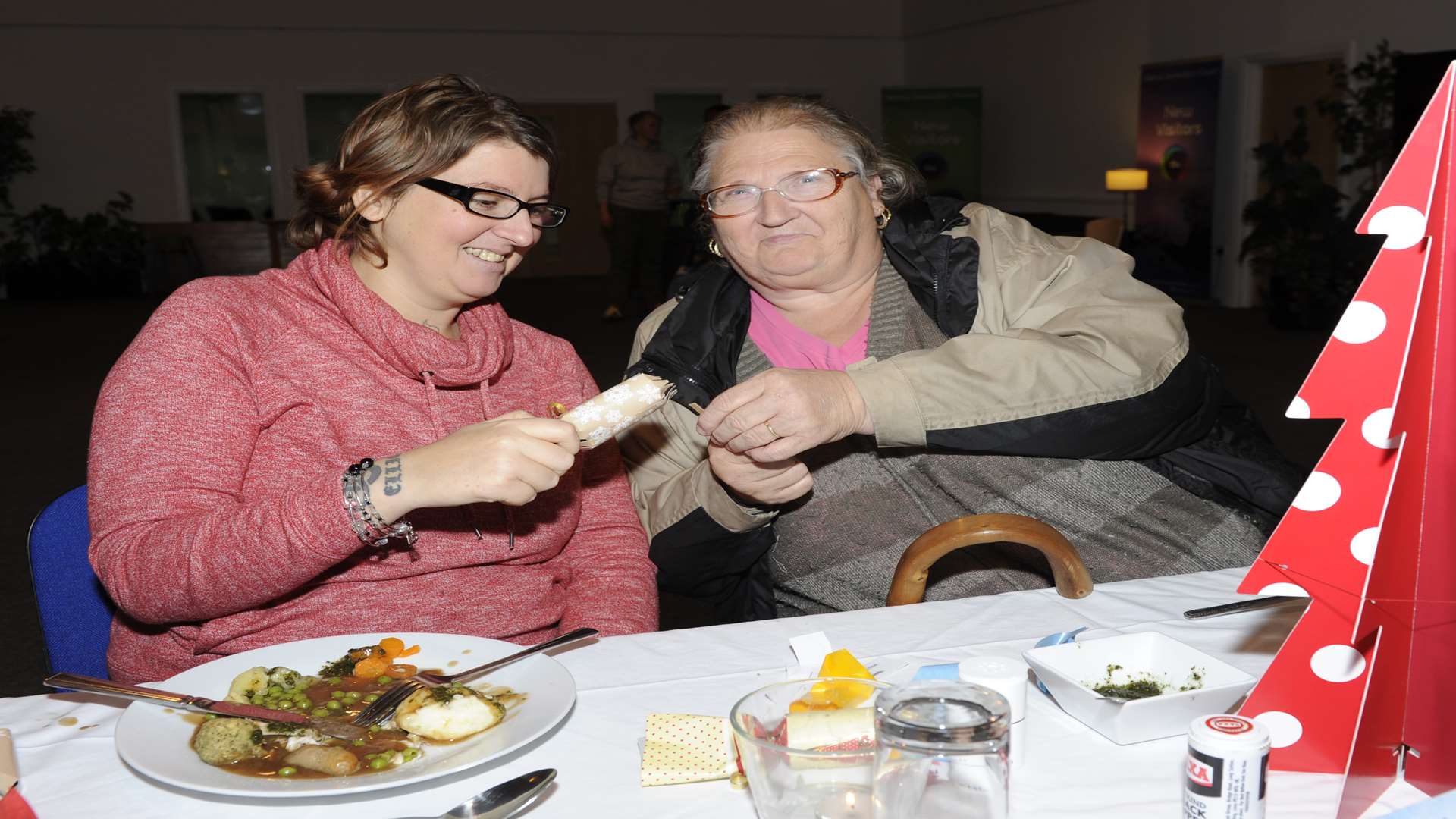 Zoey Chambers and Karen Bourne. Picture: Tony Flashman