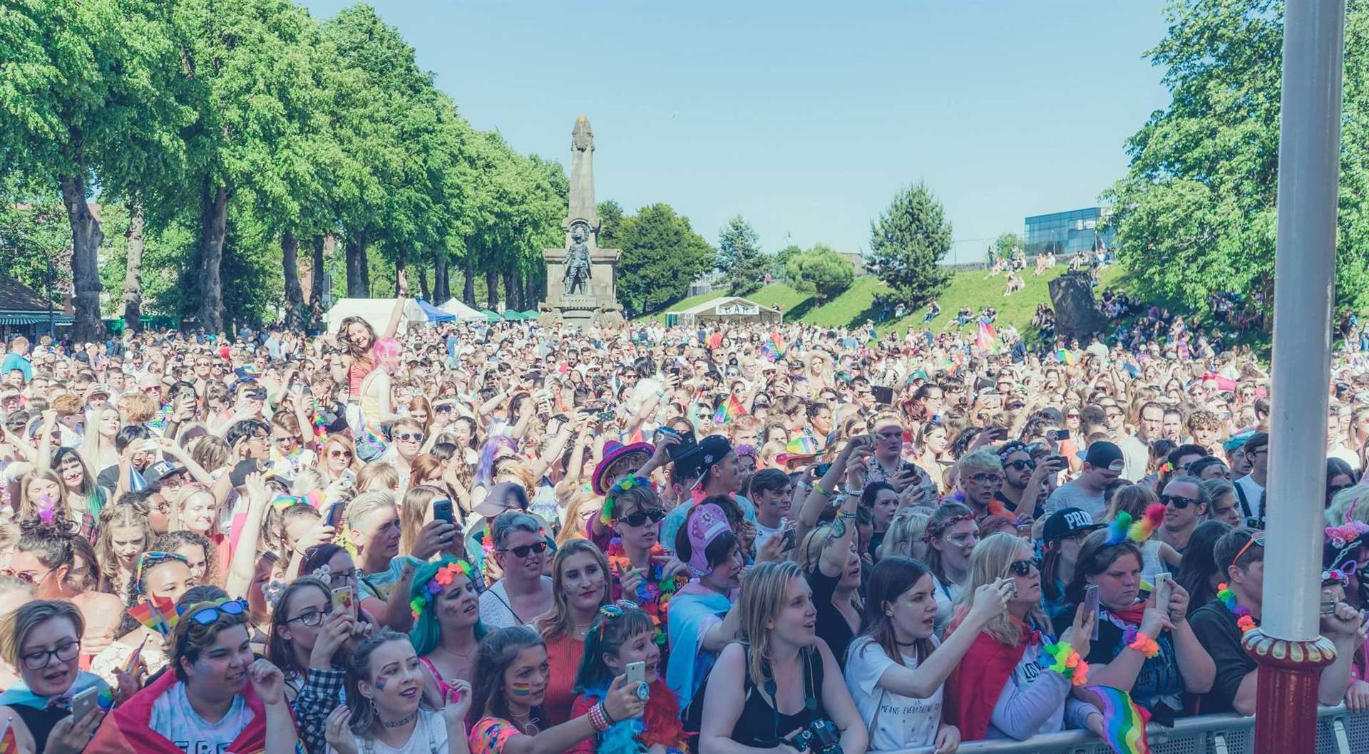 Canterbury Pride at Dane John Gardens this year