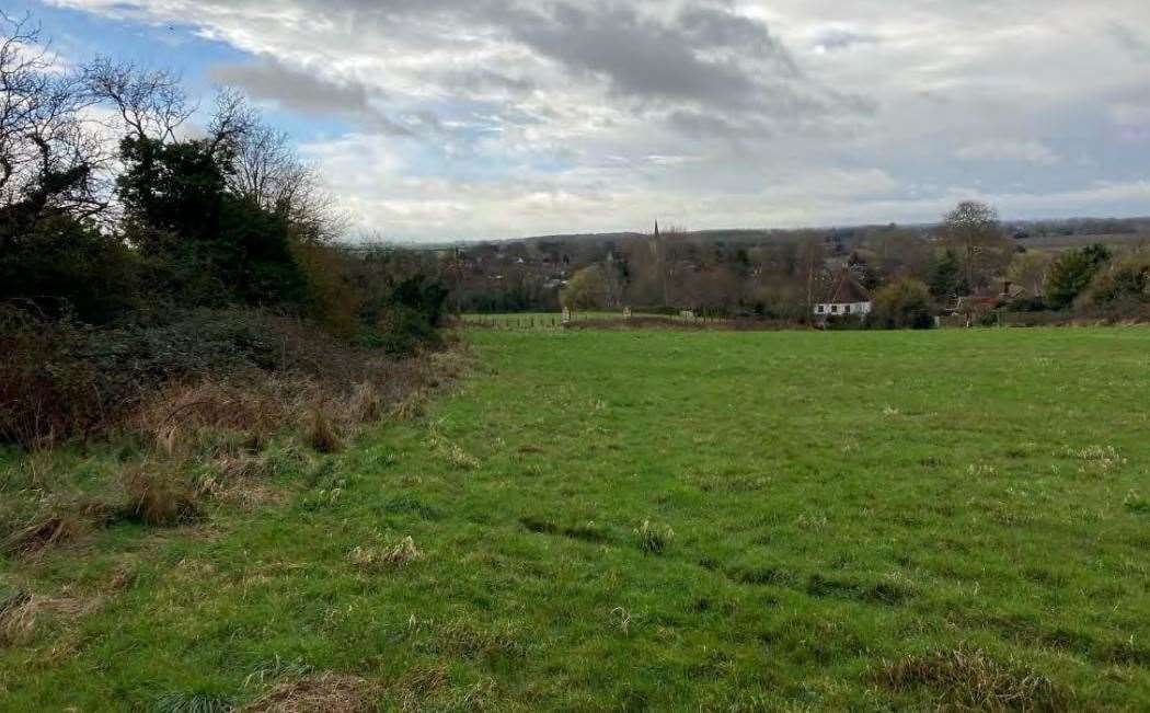 The proposed site for 17 homes in Wingham, near Canterbury. Picture: Esquire Developments