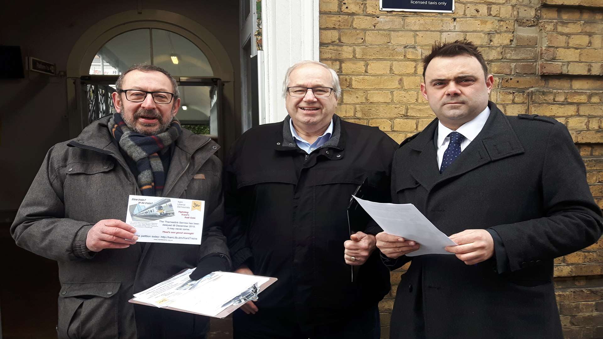 Rob Bird, Ian Chittenden and James Willis at Maidstone West