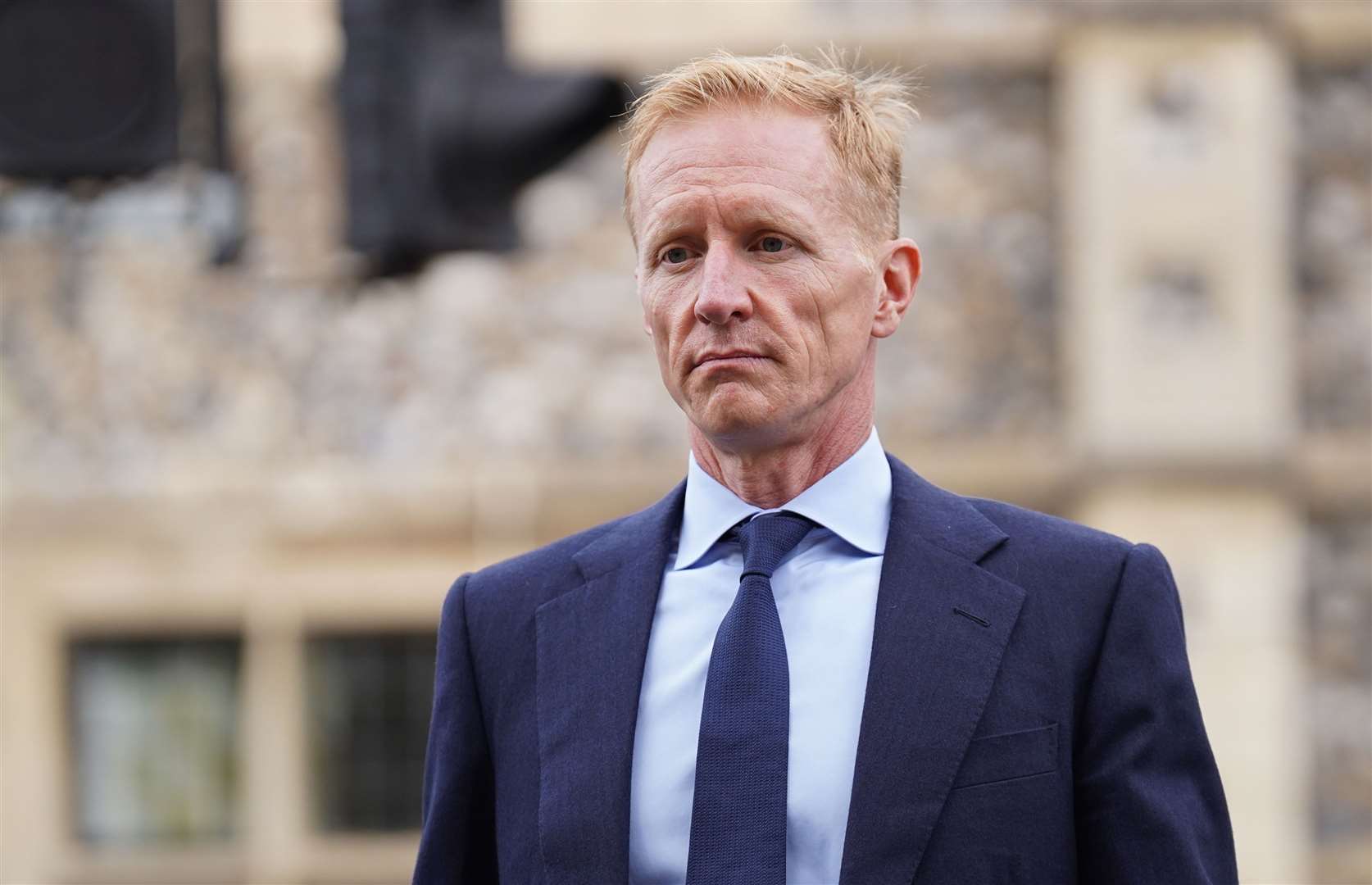 Judson Hoffman, global head of community operations at Pinterest, at Barnet Coroner’s Court, north London, after giving evidence in the inquest into the death of Molly Russell (James Manning/PA)