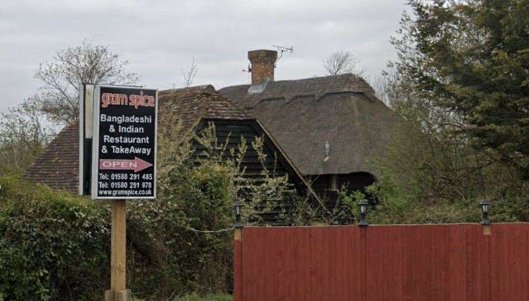 Gram Spice in Headcorn Road, Biddenden had no hot water for 10 to 15 days. Picture: Google