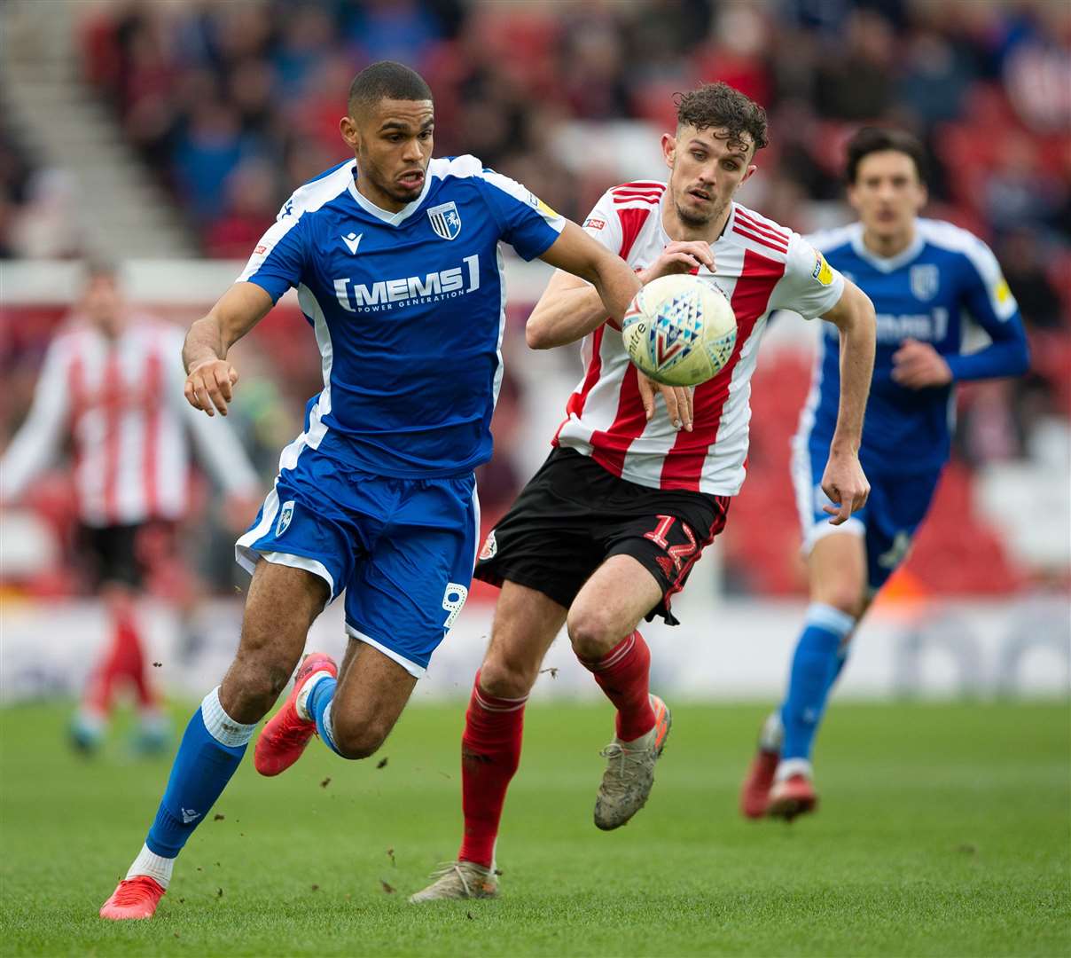 Gillingham's last game was against Sunderland on March 7 Picture: Ady Kerry