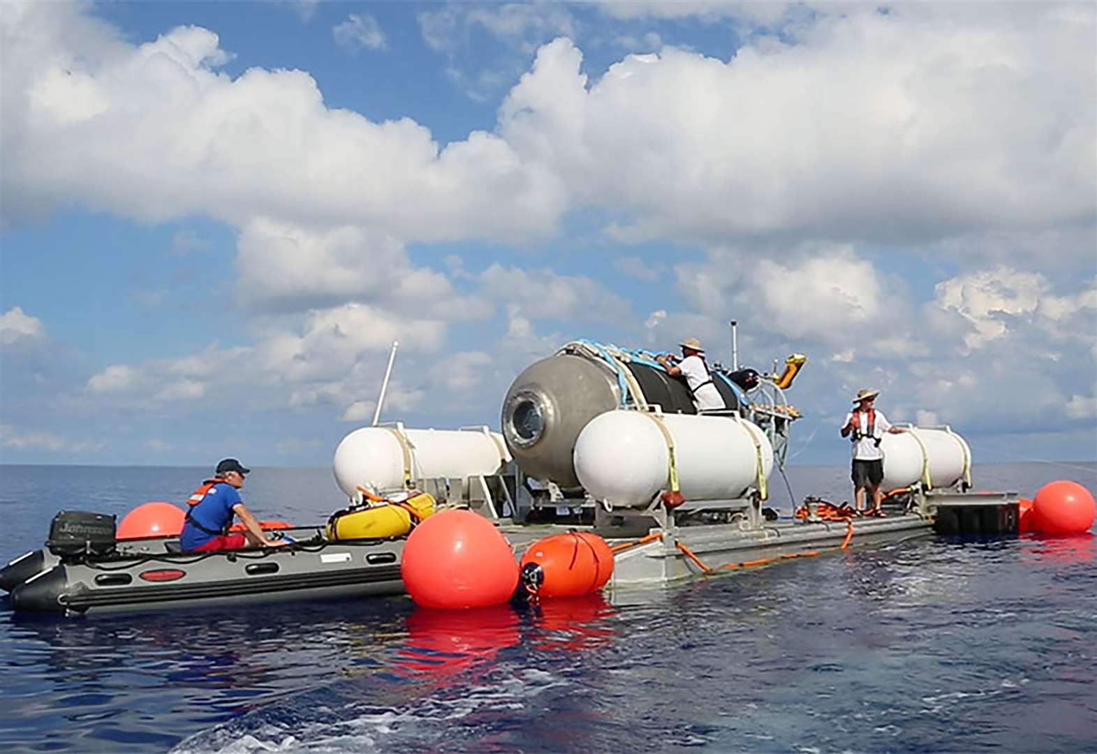 The deep-sea vessel was on an expedition to the Titanic wreckage around 435 miles south of St John’s, Newfoundland (OceanGate Expeditions/PA)