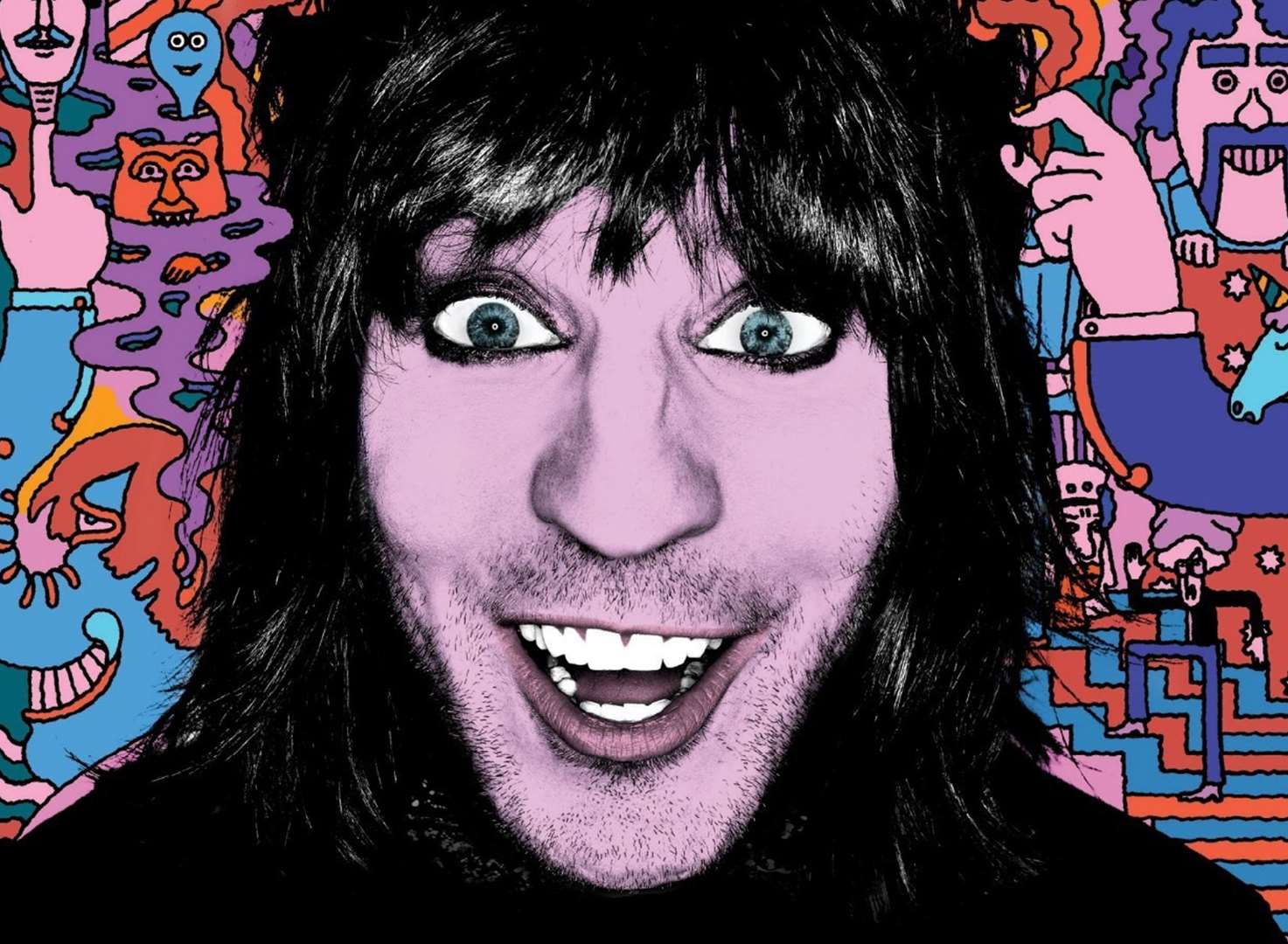 Comedian Noel Fielding Of The Mighty Boosh At Margate Winter