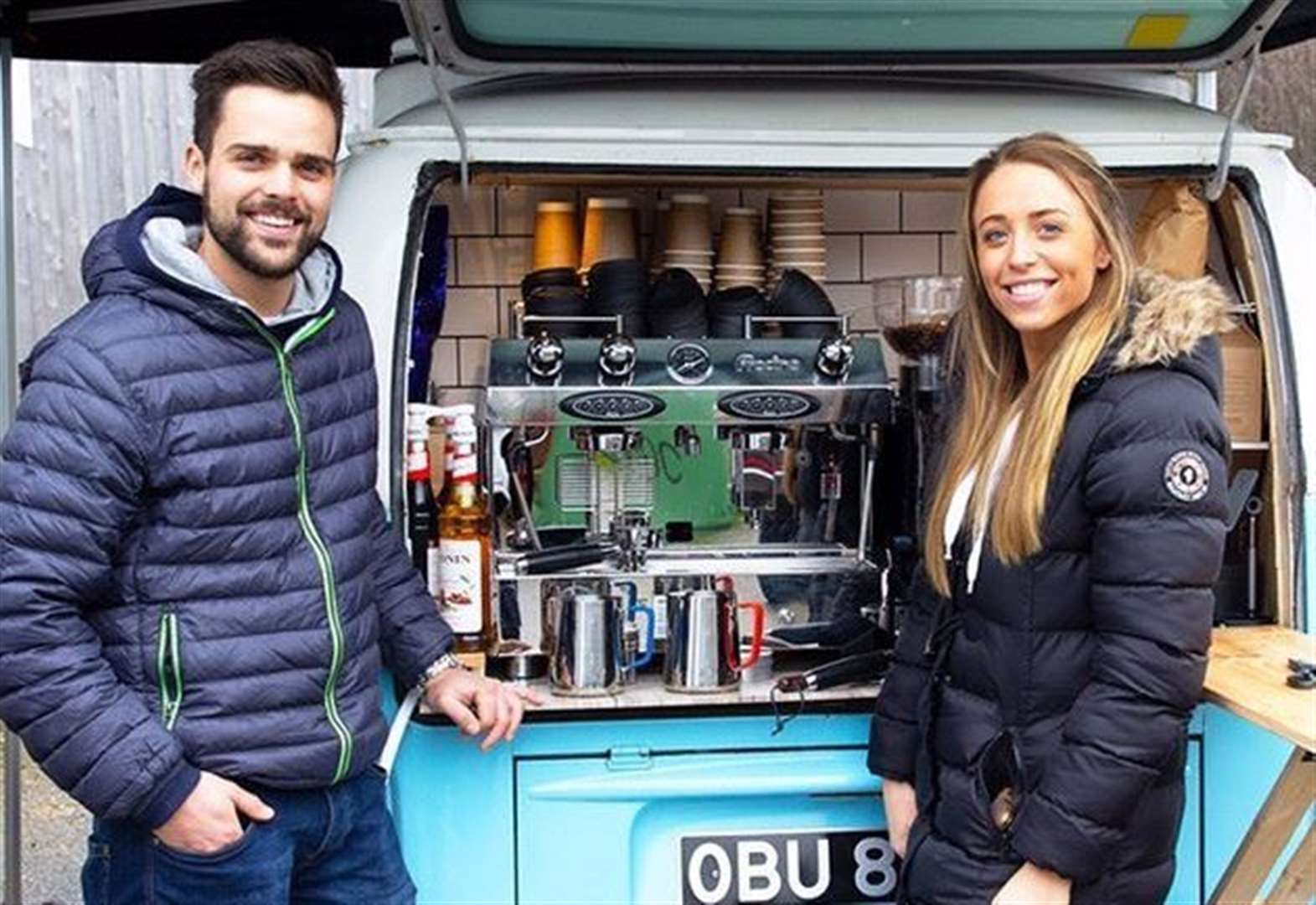 Couple From Offham Renovate Vw Camper Van Into The Little Travelling Bean Cafe Through Covid 19